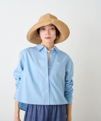 ＜CARA O CRUZ (Women)＞洗える　クロップドシャツ