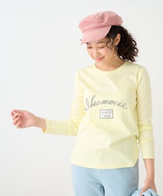 ＜CARA O CRUZ (Women)＞洗える　ロゴＴシャツ