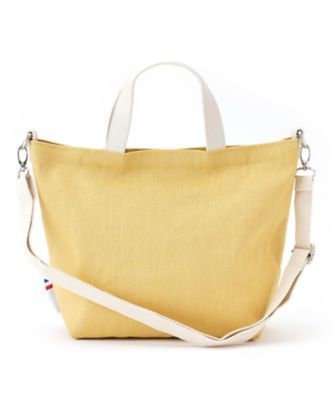 Merci トート デニムストライプ シルク印刷必須商品】デニムライクライントート（S
