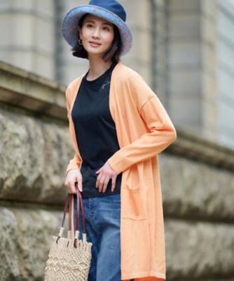 o project ロングカーディガン 洗える ロングカーディガン | CARA O CRUZ (Women)/キャラ・オ