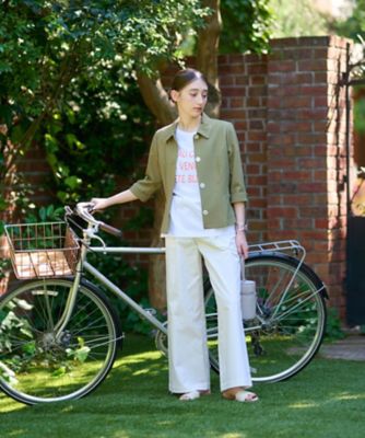洗えるウエスト伸縮　ワイドパンツ