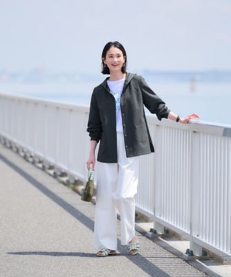 洗えるウエスト伸縮　ワイドパンツ