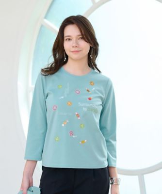 ＜CARA O CRUZ (Women)＞洗える　キャンディＴシャツ