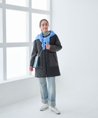 ルーズストレートののびのびダブルヘムデニム
