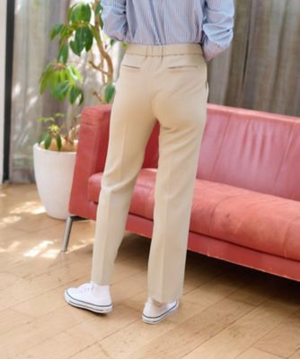 洗える後ろウエストゴムパンツ