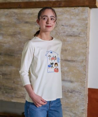 洗える　カフェＴシャツ