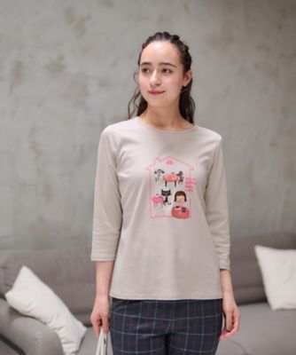 洗える　カフェＴシャツ