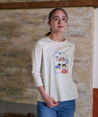 洗える　カフェＴシャツ