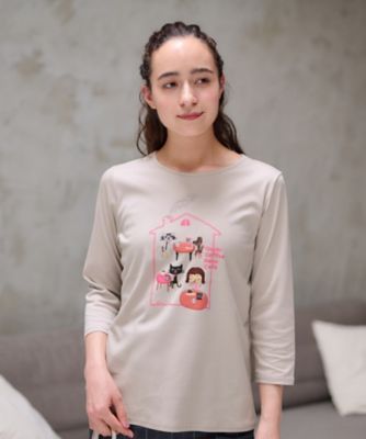 洗える　カフェＴシャツ