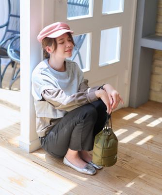 洗える　ショート丈プルオーバー