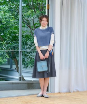 洗える　ショート丈プルオーバー