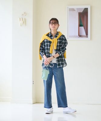 洗える　ラインストーン付きタンクトップ