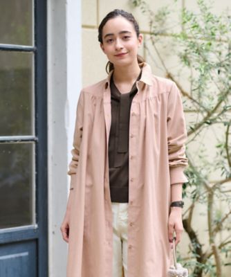 洗える　ロングシャツ