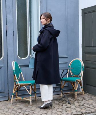 未使用タグ付✨　キャラオクルス　フーデットコート　撥水　ロングコート フーデットロングコート | CARA O CRUZ (Women)/キャラ・オ