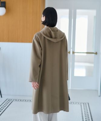 未使用タグ付✨　キャラオクルス　フーデットコート　撥水　ロングコート フーデットロングコート | CARA O CRUZ (Women)/キャラ・オ