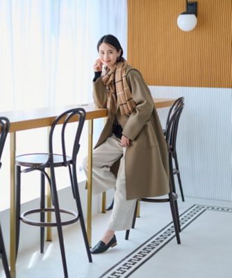 未使用タグ付✨　キャラオクルス　フーデットコート　撥水　ロングコート フーデットロングコート | CARA O CRUZ (Women)/キャラ・オ