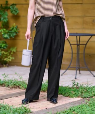 BLAMINK ブラミンク ワイドパンツ ウール 日本製 ピンク 36 S BLAMINK  