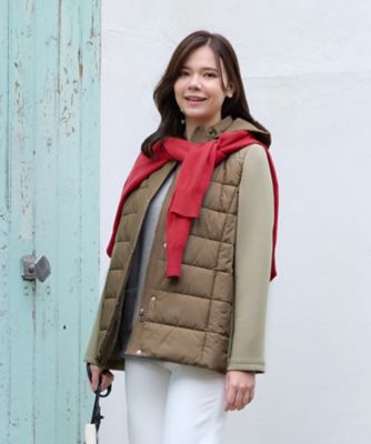 ＜CARA O CRUZ (Women)＞【防寒】フーデッドパデッドジャケット【あったか】