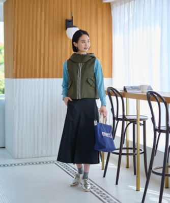 【防寒】中わたフーデットベスト【あったか】