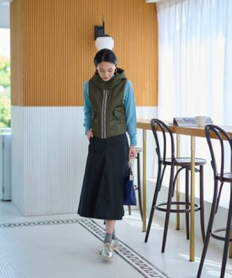 【防寒】中わたフーデットベスト【あったか】