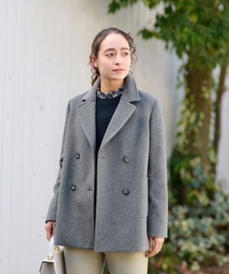 CoC by CARA O CRUZ キャラオクルス フーディー ロングコート キャラ・オ・クルス CARA O CRUZ コート （サックス