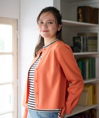 ノーカラーブラウス【セットアップ】 | CARA O CRUZ (Women)/キャラ