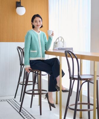 【あったか】裏起毛のデニムジャージパンツ