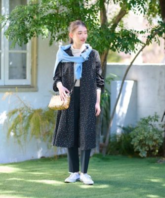 洗える　ベルト付き小花柄シャツワンピース【ＣｏＣ　ｂｙ　ＣＡＲＡ　Ｏ　ＣＲＵＺ】