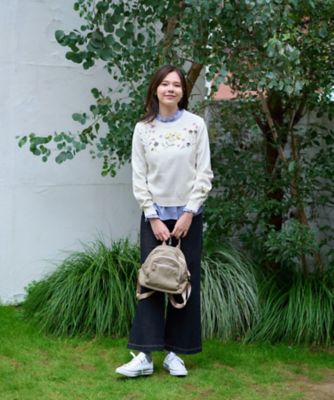 洗える　ストレッチワイドデニム