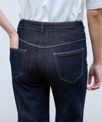 洗える　ストレッチワイドデニム