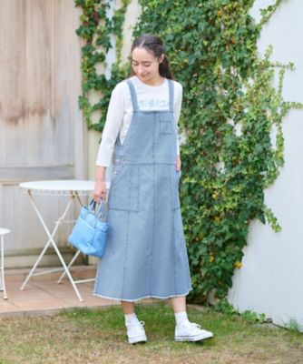 洗える　スパンコール刺繍のロゴＴシャツ