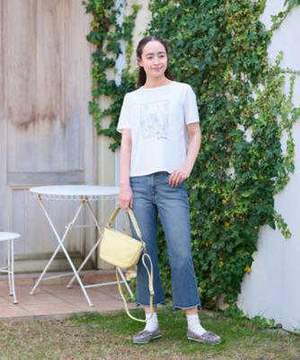 洗える　スパンコール刺繍の旅Ｔシャツ