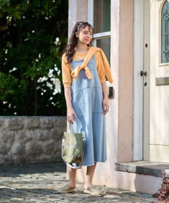 洗える ヒッコリーのジャンパースカート | CARA O CRUZ (Women