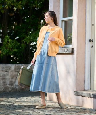 洗える ヒッコリーのジャンパースカート | CARA O CRUZ (Women