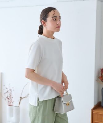 ハイネックカットソー