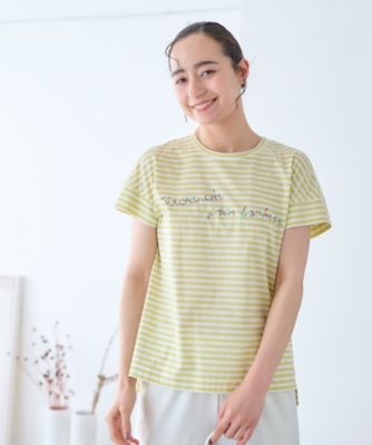 ＜CARA O CRUZ (Women)＞ボーダーＴシャツ