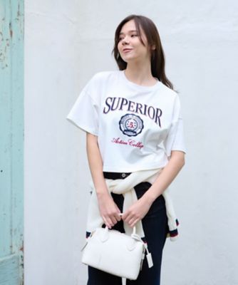 洗える　ロゴエンブレムＴシャツ