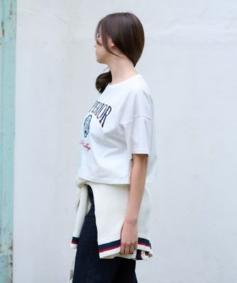 洗える　ロゴエンブレムＴシャツ