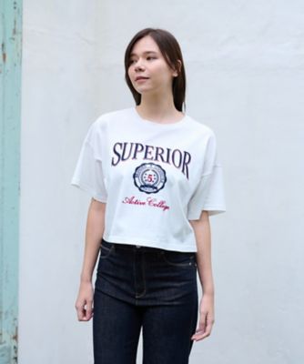 洗える　ロゴエンブレムＴシャツ