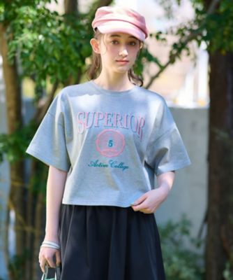 洗える　ロゴエンブレムＴシャツ