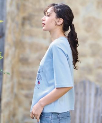 プリント刺繍Ｔシャツ【３５ｔｈ】