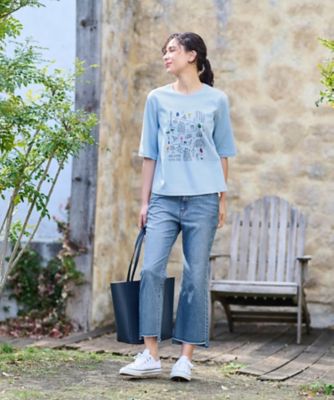 プリント刺繍Ｔシャツ【３５ｔｈ】