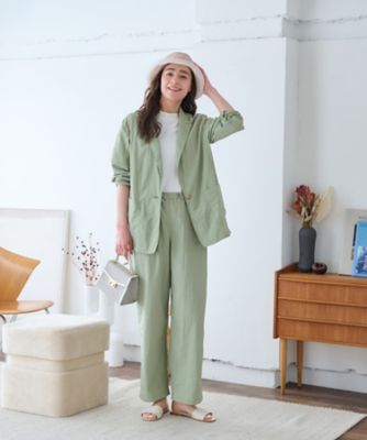 ＜CARA O CRUZ (Women)＞ピークドラペルジャケット
