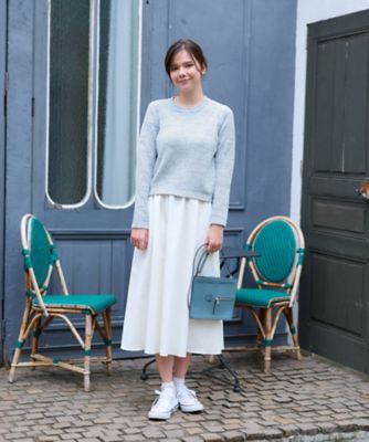 洗える　メランジ調クルーネックニット【ＣｏＣ　ｂｙ　ＣＡＲＡ　Ｏ　ＣＲＵＺ】