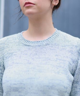 洗える　メランジ調クルーネックニット【ＣｏＣ　ｂｙ　ＣＡＲＡ　Ｏ　ＣＲＵＺ】