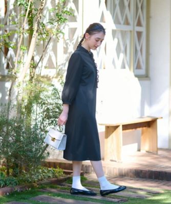 洗える　前立フリルワンピース【セレモニー】