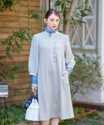 洗える　前立フリルワンピース【セレモニー】