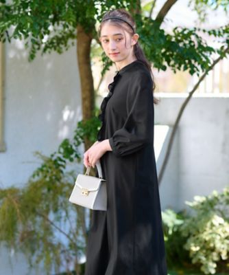洗える　前立フリルワンピース【セレモニー】
