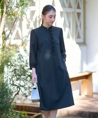 ＜CARA O CRUZ (Women)＞洗える　前立フリルワンピース【セレモニー】