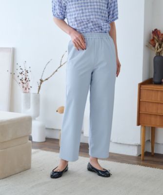 ＜CARA O CRUZ (Women)＞クロップドワイドパンツ【ＣｏＣ　ｂｙ　ＣＡＲＡ　Ｏ　ＣＲＵＺ】